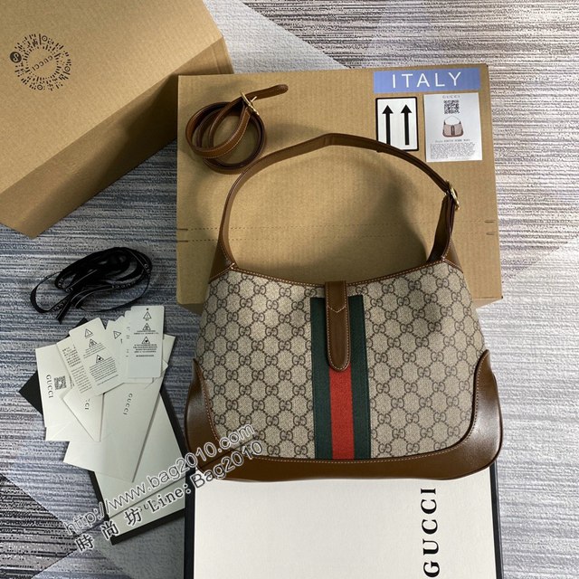 Gucci新款原廠皮女包 古馳vintage腋下包 Gucci2020經典百搭款女包 636710  ydg3088